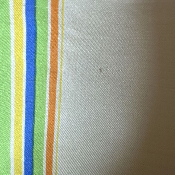 Vintage Burmel Lime Green Silk Scarf Women's Hair Head Wrap Neck Mob Wife Pinup - Picture 5 of 16